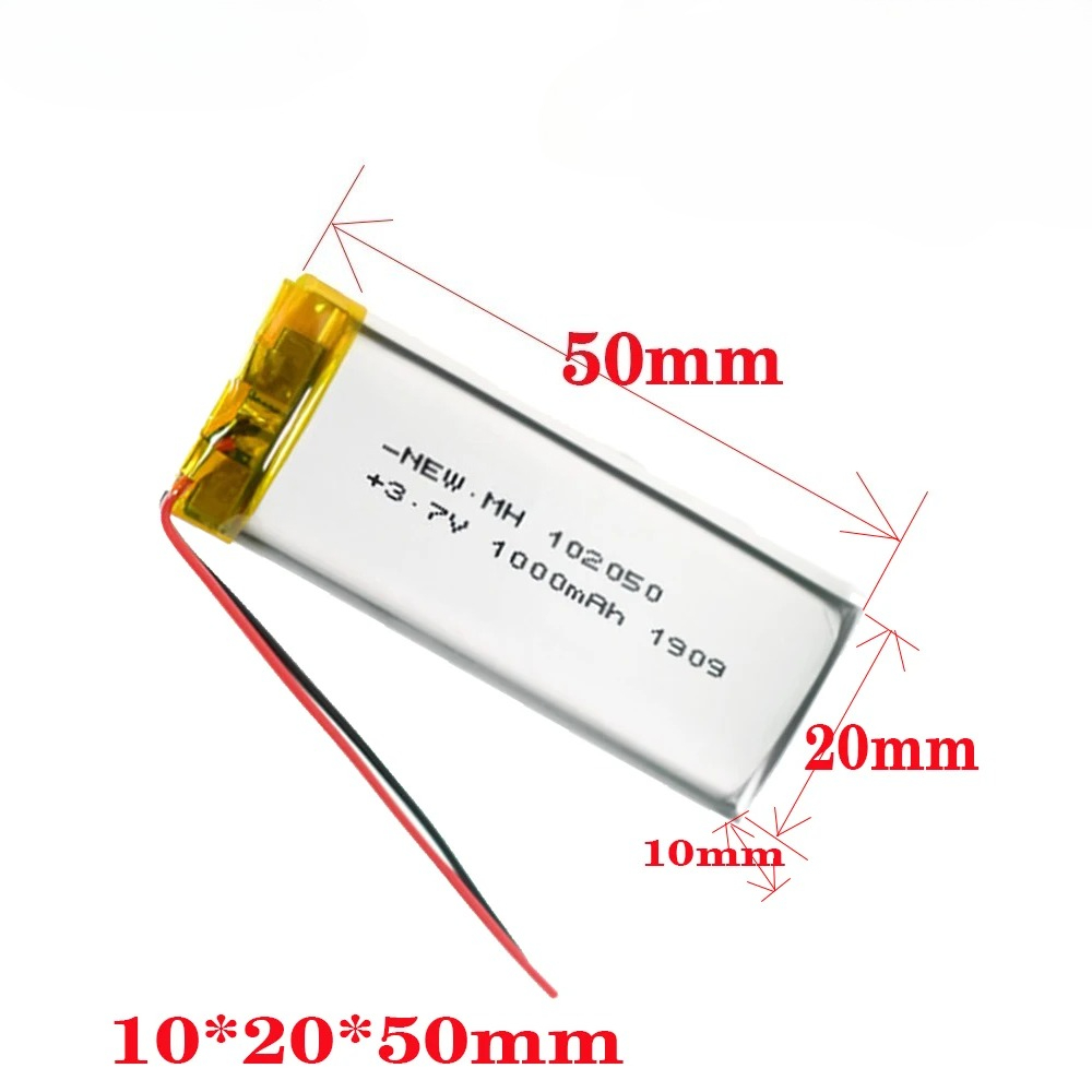 3.7V 1000mAh 102050 Li-Po バッテリ - Eachine Drone E58 のレビューと価格